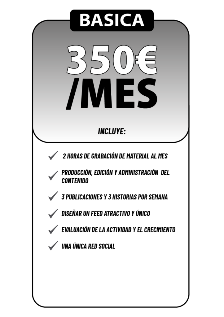 tarifa basica arifas de marketing digital: Precios y servicios para campañas en redes sociales, SEO, publicidad online y más, con opciones adaptadas a diferentes necesidades de negocios